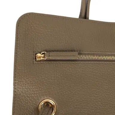 Chanel Chanel Maxi "Souplissimo" Small Flap Bag Brown Grained Calfskin Gold Hardware | Thumbnail 8 Chanel Chanel Maxi "Souplissimo" Small Flap Bag Brown Grained Calfskin Gold Hardware | Thumbnail 8