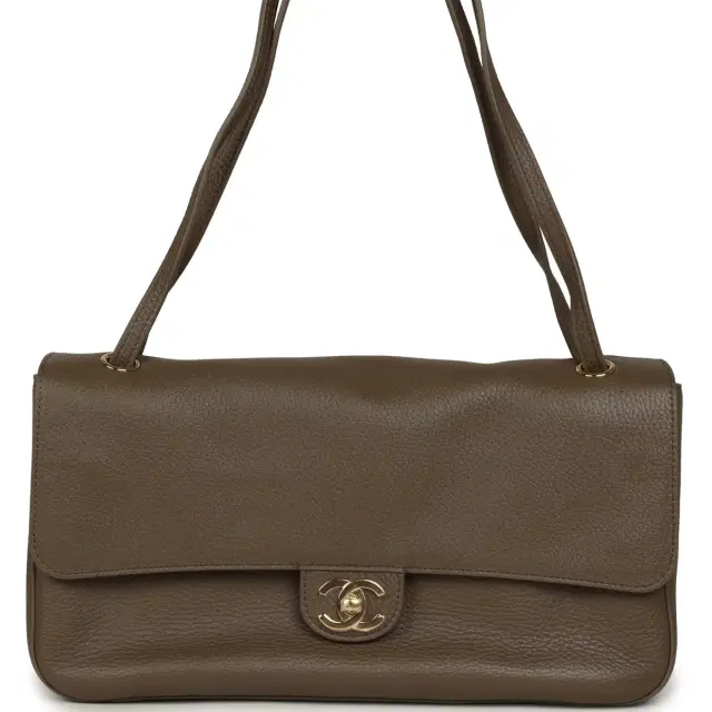 Chanel Maxi "Souplissimo" Small Flap Bag Brown Grained Calfskin Gold Hardware Chanel Maxi "Souplissimo" Small Flap Bag Brown Grained Calfskin Gold Hardware