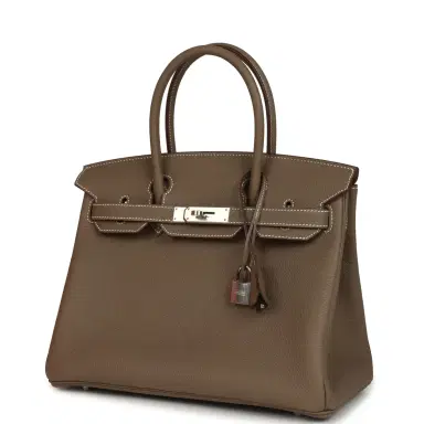 HERMÈS Hermes Birkin 30 Etoupe Togo Palladium Hardware | Thumbnail 5 HERMÈS Hermes Birkin 30 Etoupe Togo Palladium Hardware | Thumbnail 5