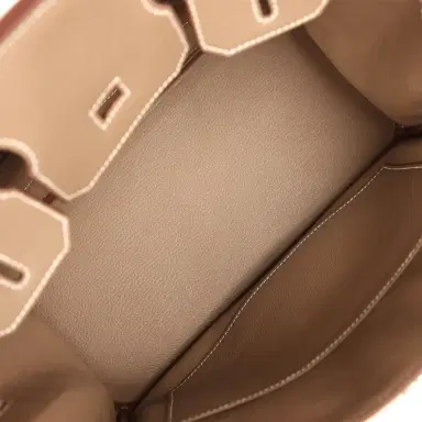 HERMÈS Hermes Birkin 30 Etoupe Togo Palladium Hardware | Thumbnail 8 HERMÈS Hermes Birkin 30 Etoupe Togo Palladium Hardware | Thumbnail 8