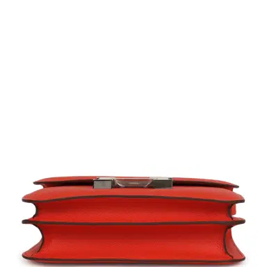 HERMÈS Hermes Constance 18 Capucine Epsom Palladium Hardware | Thumbnail 6 HERMÈS Hermes Constance 18 Capucine Epsom Palladium Hardware | Thumbnail 6