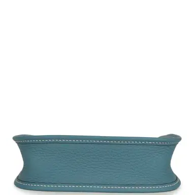 HERMÈS Hermes Evelyne TPM Blue Jean Clemence Palladium Hardware | Thumbnail 6 HERMÈS Hermes Evelyne TPM Blue Jean Clemence Palladium Hardware | Thumbnail 6