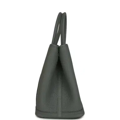 HERMÈS Hermes Garden Party 30 Vert Amande Negonda Palladium Hardware | Thumbnail 3 HERMÈS Hermes Garden Party 30 Vert Amande Negonda Palladium Hardware | Thumbnail 3
