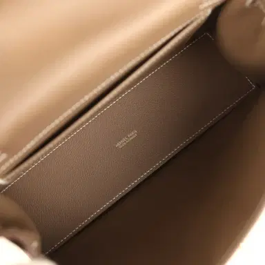 HERMÈS Hermes Kelly Danse Etoupe Evercolor Gold Hardware | Thumbnail 8 HERMÈS Hermes Kelly Danse Etoupe Evercolor Gold Hardware | Thumbnail 8