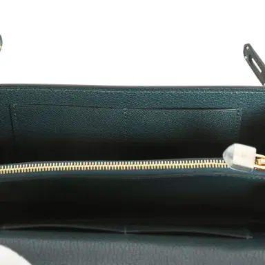 HERMÈS Hermes Kelly Wallet To Go Vert Cypress Chevre Chamkila Electrum Hardware | Thumbnail 10 HERMÈS Hermes Kelly Wallet To Go Vert Cypress Chevre Chamkila Electrum Hardware | Thumbnail 10