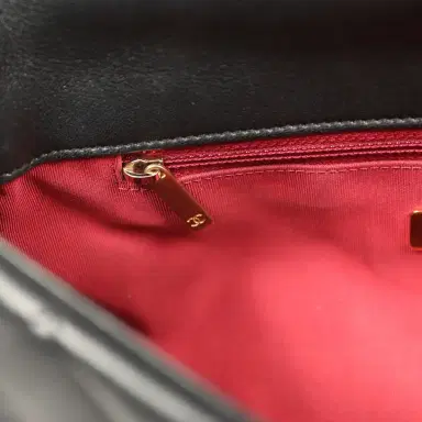 Chanel Pre-owned Chanel Large 19 Flap Bag Black Shiny Lambskin Mixed Metal Hardware | Thumbnail 10 Chanel Pre-owned Chanel Large 19 Flap Bag Black Shiny Lambskin Mixed Metal Hardware | Thumbnail 10