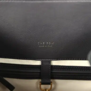 The Row The Row Soft Margaux 17 Bag Black Saddle Gold Hardware | Thumbnail 12 The Row The Row Soft Margaux 17 Bag Black Saddle Gold Hardware | Thumbnail 12