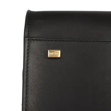 The Row The Row Soft Margaux 17 Bag Black Saddle Gold Hardware | Thumbnail 8 The Row The Row Soft Margaux 17 Bag Black Saddle Gold Hardware | Thumbnail 8