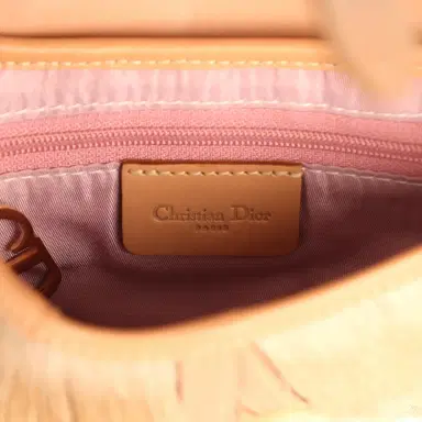 Dior Vintage Christian Dior Mini "Mohawk" Saddle Bag Light Brown, White Pony Hair Gold Hardware | Thumbnail 9 Dior Vintage Christian Dior Mini "Mohawk" Saddle Bag Light Brown, White Pony Hair Gold Hardware | Thumbnail 9
