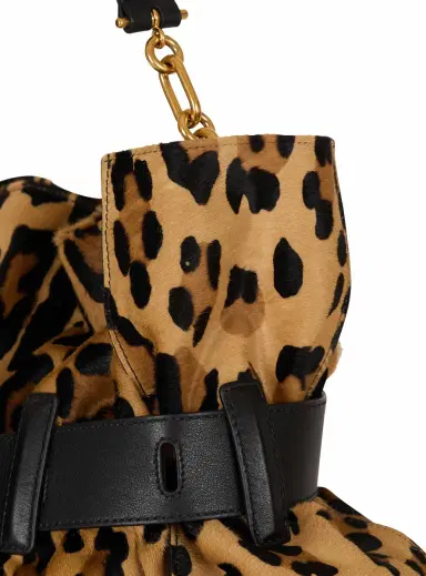 Balmain Anthem Medium ponyskin-style leopard print bag | Thumbnail 6 Balmain Anthem Medium ponyskin-style leopard print bag | Thumbnail 6