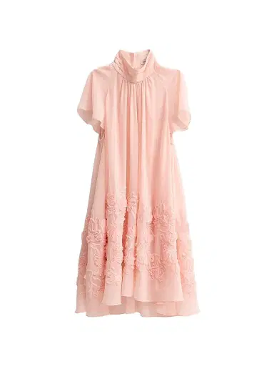 SIMKHAI Women's Aviel Floral Mini Dress - Bubblegum | Thumbnail 1 SIMKHAI Women's Aviel Floral Mini Dress - Bubblegum | Thumbnail 1