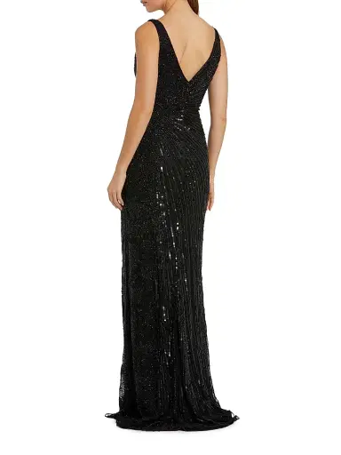 Mac Duggal Women's Sleeveless Sequin Gown | Thumbnail 2 Mac Duggal Women's Sleeveless Sequin Gown | Thumbnail 2