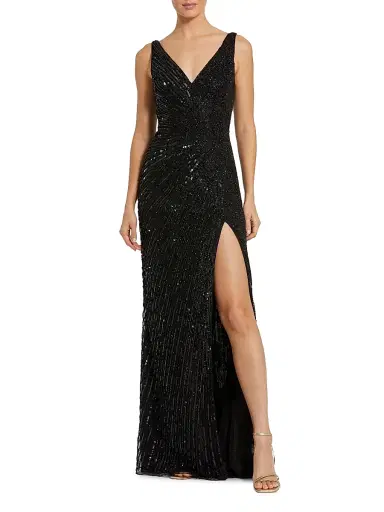 Mac Duggal Women's Sleeveless Sequin Gown | Thumbnail 1 Mac Duggal Women's Sleeveless Sequin Gown | Thumbnail 1