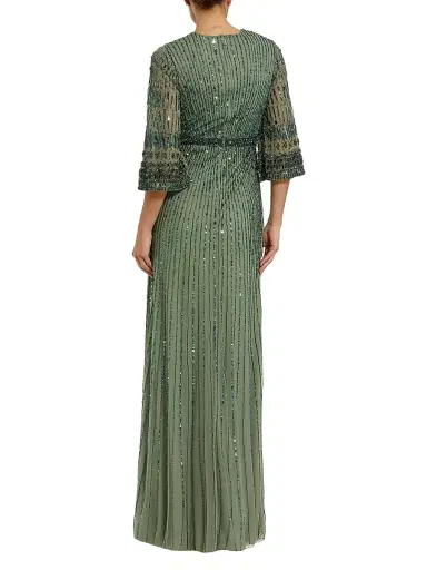 Mac Duggal Women's Embellished Sequined A-Line Gown | Thumbnail 2 Mac Duggal Women's Embellished Sequined A-Line Gown | Thumbnail 2
