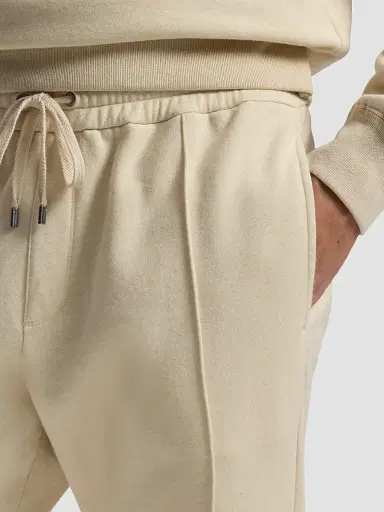 Ralph Lauren Purple Label Men's Silk-Blend Drawstring Joggers - Limestone | Thumbnail 5 Ralph Lauren Purple Label Men's Silk-Blend Drawstring Joggers - Limestone | Thumbnail 5