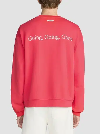 Frame The Sotheby's Crewneck Sweatshirt - Red Washed | Thumbnail 2 Frame The Sotheby's Crewneck Sweatshirt - Red Washed | Thumbnail 2