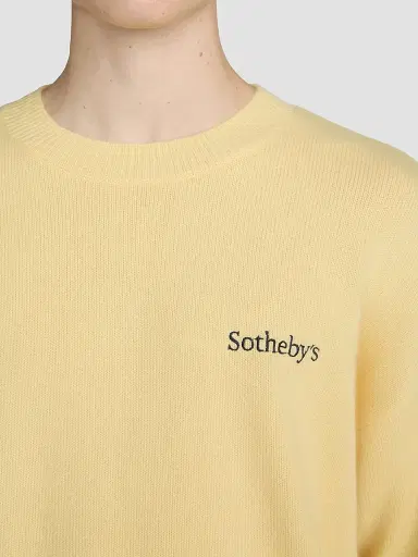 FRAME x Sotheby's Cashmere Sweater - Yellow | Thumbnail 4 FRAME x Sotheby's Cashmere Sweater - Yellow | Thumbnail 4