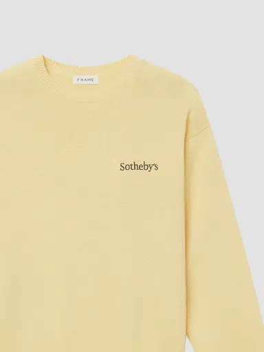 FRAME x Sotheby's Cashmere Sweater - Yellow | Thumbnail 5 FRAME x Sotheby's Cashmere Sweater - Yellow | Thumbnail 5