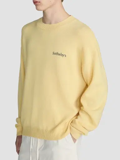 FRAME x Sotheby's Cashmere Sweater - Yellow | Thumbnail 7 FRAME x Sotheby's Cashmere Sweater - Yellow | Thumbnail 7