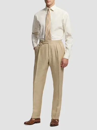 Ralph Lauren Purple Label Men's Poplin Button-Front Shirt | Thumbnail 2 Ralph Lauren Purple Label Men's Poplin Button-Front Shirt | Thumbnail 2