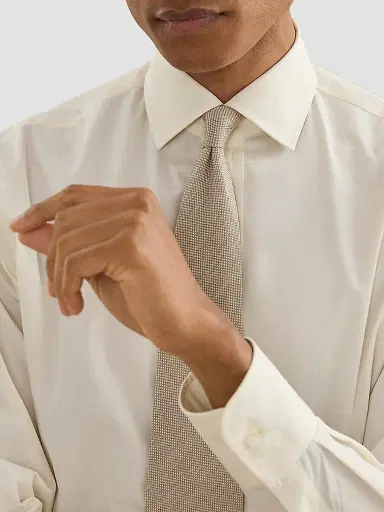 Ralph Lauren Purple Label Men's Poplin Button-Front Shirt | Thumbnail 9 Ralph Lauren Purple Label Men's Poplin Button-Front Shirt | Thumbnail 9