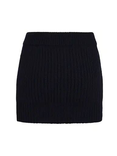 Malo Women's Rib-Knit Cashmere Miniskirt | Thumbnail 2 Malo Women's Rib-Knit Cashmere Miniskirt | Thumbnail 2