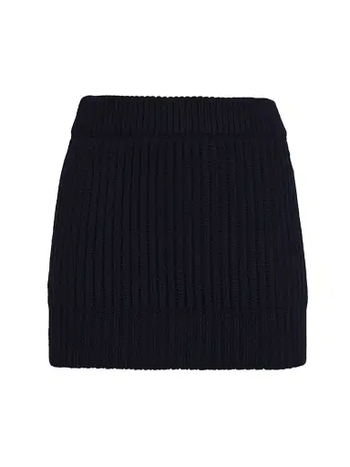 Malo Women's Rib-Knit Cashmere Miniskirt | Thumbnail 1 Malo Women's Rib-Knit Cashmere Miniskirt | Thumbnail 1
