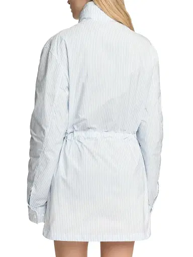 Malo Women's Oversized Field Jacket - Candido Fog Blue | Thumbnail 6 Malo Women's Oversized Field Jacket - Candido Fog Blue | Thumbnail 6