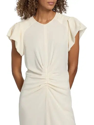 Isabel Marant Women's Terena Cinched Midi-Dress | Thumbnail 6 Isabel Marant Women's Terena Cinched Midi-Dress | Thumbnail 6