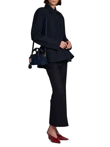 Stella McCartney Women's Ryder Small Faux-Suede Top Handle Bag | Thumbnail 3 Stella McCartney Women's Ryder Small Faux-Suede Top Handle Bag | Thumbnail 3