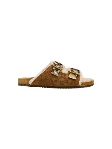Burberry Women's Urchin Shearling Sandals | Thumbnail 1 Burberry Women's Urchin Shearling Sandals | Thumbnail 1