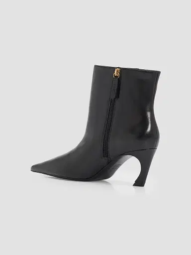 Schutz Women's Lexi 75MM Leather Ankle Boots - Black | Thumbnail 4 Schutz Women's Lexi 75MM Leather Ankle Boots - Black | Thumbnail 4