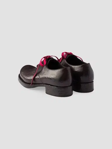 Prada Men's Antiqued Leather Lace-Up Shoes - Brown - Size 11 | Thumbnail 3 Prada Men's Antiqued Leather Lace-Up Shoes - Brown - Size 11 | Thumbnail 3
