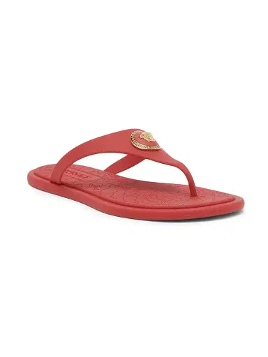 Versace Women's Medusa Baroque Flip-Flops - Fire | Thumbnail 2 Versace Women's Medusa Baroque Flip-Flops - Fire | Thumbnail 2