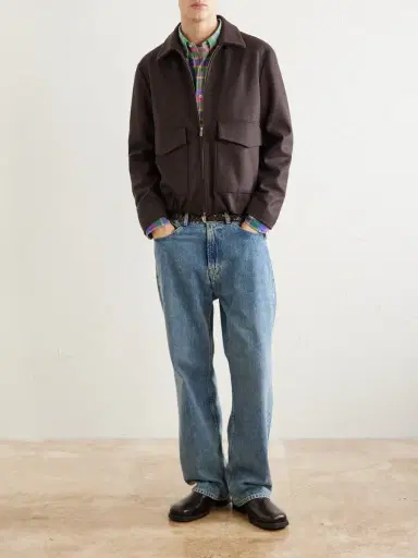 Barena Wool-Blend Felt Blouson Jacket - Men | Thumbnail 2 Barena Wool-Blend Felt Blouson Jacket - Men | Thumbnail 2
