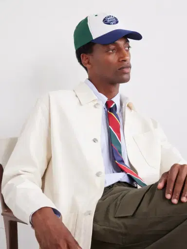 Drake's Logo-Embroidered Cotton-Twill Baseball Cap - Men | Thumbnail 2 Drake's Logo-Embroidered Cotton-Twill Baseball Cap - Men | Thumbnail 2