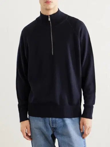 Barena Merino Wool Half-Zip Sweater - Men | Thumbnail 3 Barena Merino Wool Half-Zip Sweater - Men | Thumbnail 3