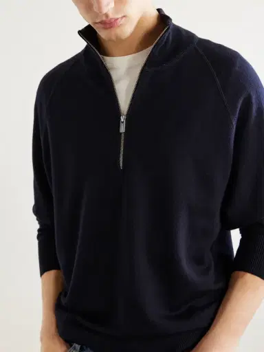 Barena Merino Wool Half-Zip Sweater - Men | Thumbnail 5 Barena Merino Wool Half-Zip Sweater - Men | Thumbnail 5