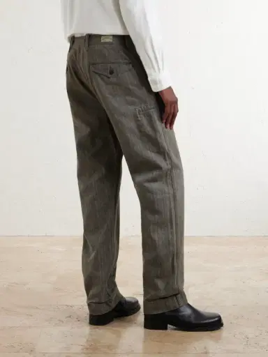 RRL Stanton Straight-Leg Striped Cotton-Twill Trousers - Men | Thumbnail 4 RRL Stanton Straight-Leg Striped Cotton-Twill Trousers - Men | Thumbnail 4