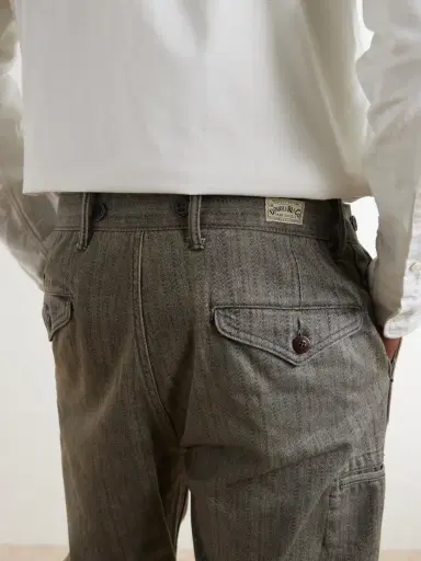 RRL Stanton Straight-Leg Striped Cotton-Twill Trousers - Men | Thumbnail 5 RRL Stanton Straight-Leg Striped Cotton-Twill Trousers - Men | Thumbnail 5