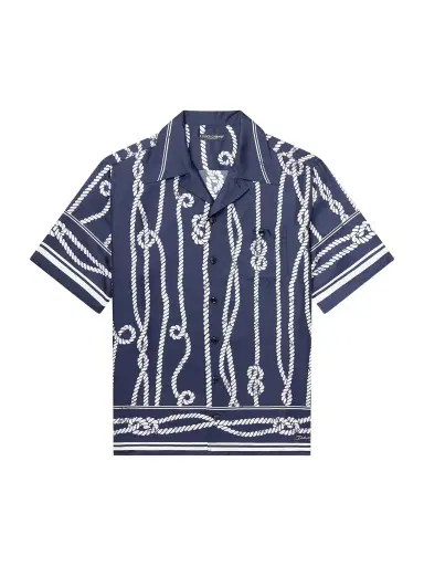 Dolce & Gabbana Marina Camp-Collar Printed Silk-Twill Shirt - Men | Thumbnail 1 Dolce & Gabbana Marina Camp-Collar Printed Silk-Twill Shirt - Men | Thumbnail 1