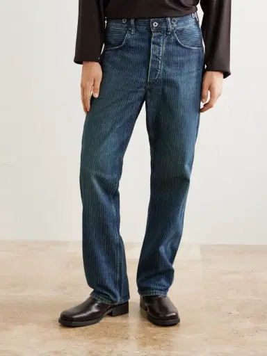 RRL Richmond Straight-Leg Striped Jeans - Men | Thumbnail 3 RRL Richmond Straight-Leg Striped Jeans - Men | Thumbnail 3