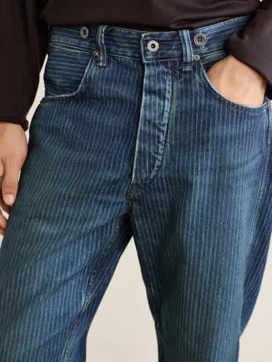 RRL Richmond Straight-Leg Striped Jeans - Men | Thumbnail 5 RRL Richmond Straight-Leg Striped Jeans - Men | Thumbnail 5