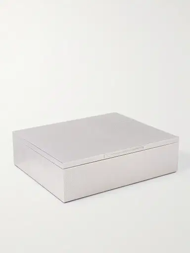 Wolf Silver-Plated Watch and Jewellery Box - Men | Thumbnail 2 Wolf Silver-Plated Watch and Jewellery Box - Men | Thumbnail 2