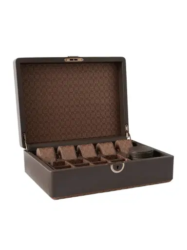 Wolf Earth 5 Piece Watch Box - Men | Thumbnail 1 Wolf Earth 5 Piece Watch Box - Men | Thumbnail 1
