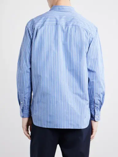 A.P.C. Malo Striped Cotton-Poplin Shirt - Men | Thumbnail 4 A.P.C. Malo Striped Cotton-Poplin Shirt - Men | Thumbnail 4