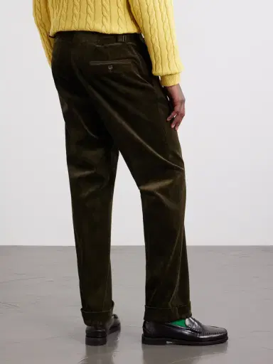 Polo Ralph Lauren Chester Tapered Cotton-Blend Corduroy Suit Trousers - Men | Thumbnail 4 Polo Ralph Lauren Chester Tapered Cotton-Blend Corduroy Suit Trousers - Men | Thumbnail 4