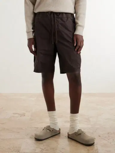James Perse Straight-Leg Stretch Cotton-Poplin Shorts - Men | Thumbnail 3 James Perse Straight-Leg Stretch Cotton-Poplin Shorts - Men | Thumbnail 3