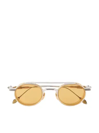Jacques Marie Mage Livingston Round-Frame Gold-Plated Metal Sunglasses - Men | Thumbnail 1 Jacques Marie Mage Livingston Round-Frame Gold-Plated Metal Sunglasses - Men | Thumbnail 1