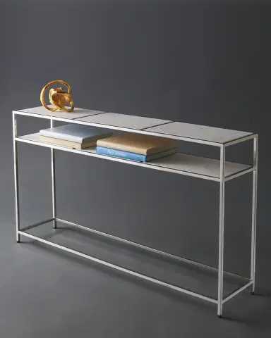 Regina Andrew Cici Etched Marble Console | Thumbnail 2 Regina Andrew Cici Etched Marble Console | Thumbnail 2